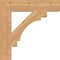 Ekena Millwork Merced Block Smooth Bracket, Western Red Cedar, 5 1/2"W x 30"D x 30"H BKT06X30X30MRC05SWR - alternate 2